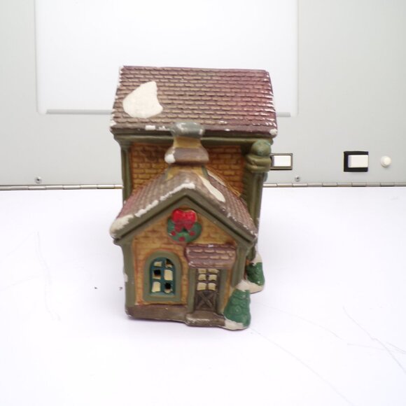 Cobblestone Corners Village FIRE STATION Ceramic Building 2001 Vintage No Light - Picture 5 of 7